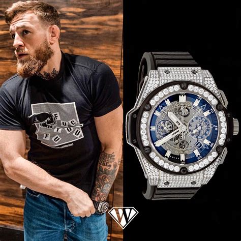 mcgregor wearing a fake hublot